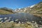 France mountain Pyrenees lake and Carlit massif