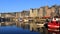 France, Normandy. View of Honfleur harbour.