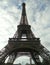 France, Paris, Champ de Mars, view of the Eiffel Tower