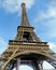 France, Paris, Champ de Mars, view of the Eiffel Tower