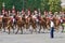 FRANCE, PARIS - JULY 14: The cavalry at a military