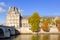 France, Paris, Louvre: sunny autumnal day in Paris