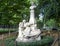 France, Paris, parc Monceau, statue of Guy de Maupassant