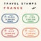 France passport stamps