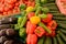 France, the pepper at the market of Saint Germain en Laye