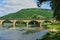 France, picturesque bridge of Castelnaud in Dordogne