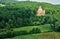 France, picturesque castle of Laussel in Dordogne