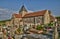 France, the picturesque church of Varengeville sur Mer