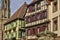 France, picturesque old city of Obernai