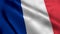 France Satin Flag. Waving Fabric Texture of the Flag of France, Real Texture Flag