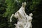 France, statue in the classical park of Marly le Roi