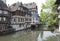 France, Strasbourg. Ancient houses