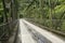 France, thesteel bridge of Grand Riviere in Martinique