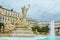 France.Toulon. Fountain `Tambourine`.