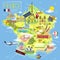 France travel map