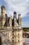 France. View Royal Castle of Chambord from the terrace, 1519 - 1547 years