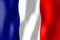 France - waving flag - 3D illustration