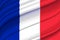 France waving flag illustration.