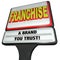 Franchise Restaurant Business Sign Brand You Trust Chain Store