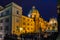 Francis Of Assisi Church Charles Bridge Prague in Czech Republic.