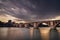 Francis Scott Key Bridge At Sunset