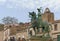 Francisco Pizarro statue in the main square of Trujillo, Caceres, Extremadura, Spain