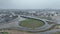 Francistown Traffic interchange and its CBD, Botswana, Africa