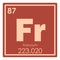 Francium chemical element