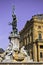 Franconia Fountain and Wurzburg Residence.