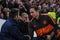 Frank Lampard greets Albert Celades