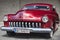 Franken, Germany, 21 June 2015: Front detail of 1951 Mercury Cou