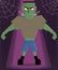 Frankenstein Monster halloween character vector