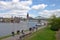 Frankfurt Footbridge - Main River embankment