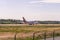 Frankfurt Germany 11.08.19 Kalitta Air Boeing 747 Jumbo Jet 4-engine jet airliner starting at fraport airport takeoff