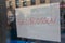 FRANKFURT, GERMANY - Apr 04, 2020: Sign in front of a store in Frankfurt Bockenheim, with a message regarding the Corona Virus