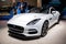 FRANKFURT, GERMANY - SEP 11, 2019: Jaguar F-Type R sports car model showcased at the Frankfurt IAA Motor Show 2019