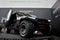FRANKFURT, GERMANY - SEPT 2019: black RAMSMOBILE RM-X2 based on HUMVEE HUMMER H1, IAA International Motor Show Auto Exhibtion