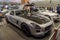 FRANKFURT, GERMANY - SEPT 2019: silver gray black MERCEDES-BENZ SLS AMG coupe 2010 2015, IAA International Motor Show Auto