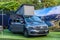 FRANKFURT, GERMANY - SEPT 2019: steel gray MERCEDES-BENZ MARCO POLO light commercial minivan caravan, IAA International Motor Show