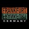 Frankfurt am Main vector lettering in German, it`s German name of Frankfurt am Main. German city name and city spelling