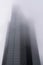 Frankfurt Modern Architecture Tower Rising Mist Fog Clouds