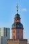 Frankfurt Saint Catherine Protestant Church tower aerial view