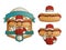 Frankfurter hotdog mascot shop vector design illustration