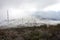 Franklin Mountains Covered in Snow
