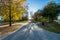 Franklin Square Park During Autumn in Baltimore, Maryland