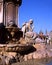 The Frankonia fountain in front of the residence in Wuerzburg / Germany / Bavaria / Franconia