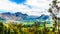 Franschhoek Valley in the Western Cape province of South Africa with its many vineyards that are part of the Cape Winelands