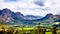 Franschhoek Valley in the Western Cape province of South Africa with its many vineyards that are part of the Cape Winelands