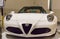Franschhoek, Western Cape, South Africa - 16 December 2018: Vintage Alfa Romeo 4C Spider white motor vehicle