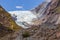 Franz Joseph Glacier. Around the cliffs and ice. South Island, New Zealand